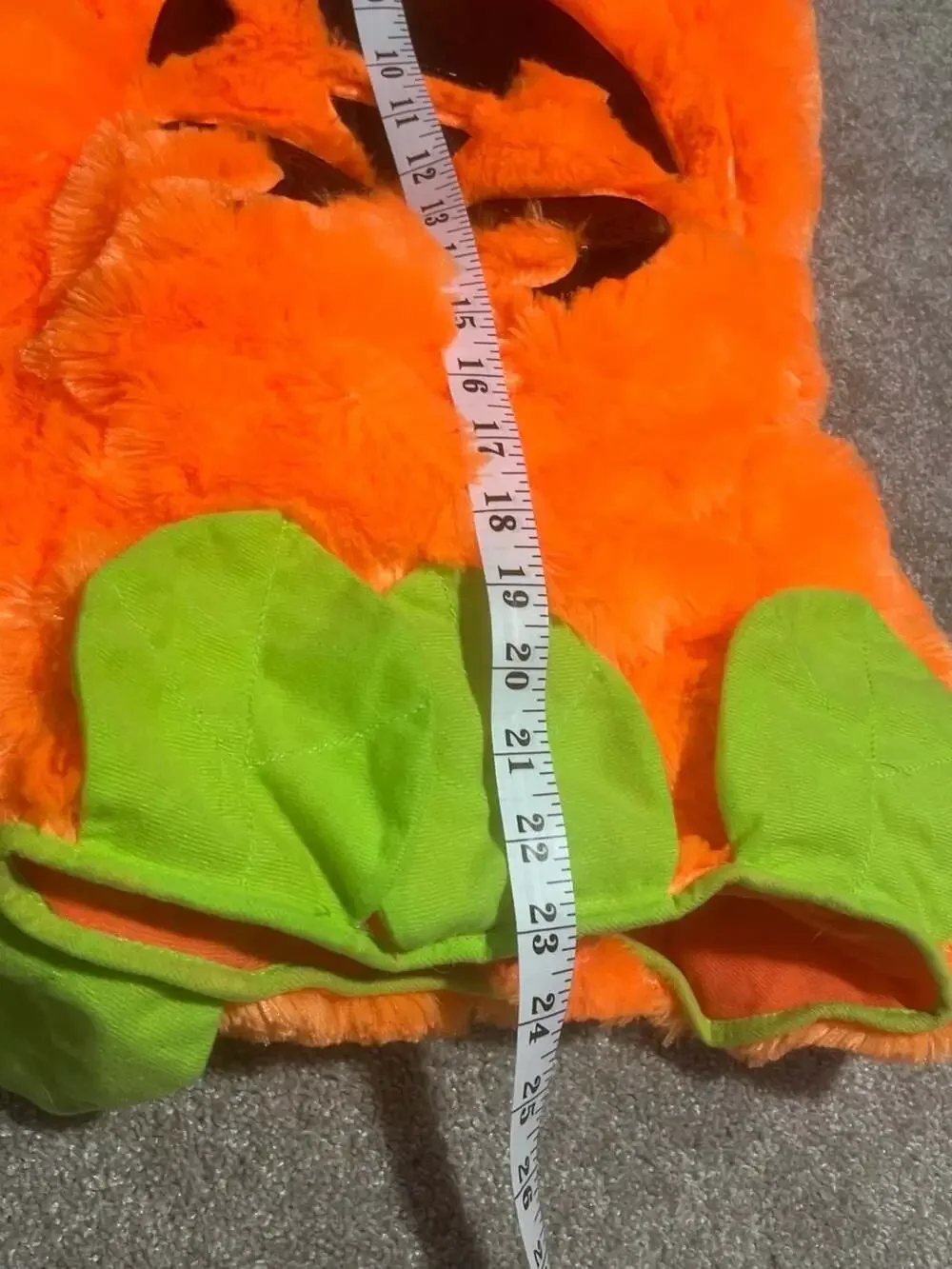Party Dog Plush Pumpkin Dog Halloween Costume
